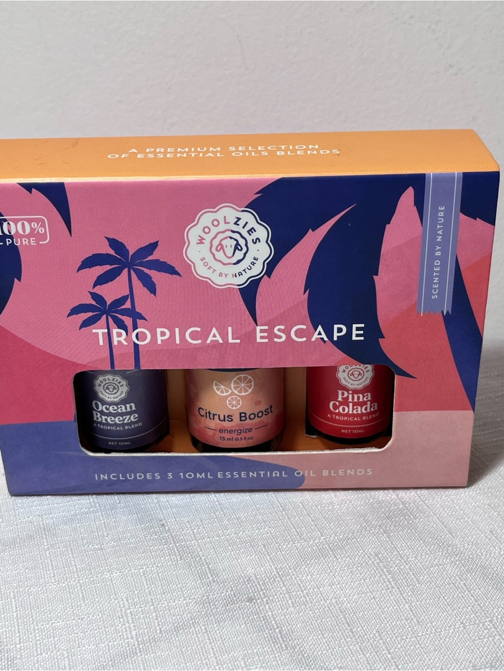 Essential oil. Tropical scents. Three pack. New